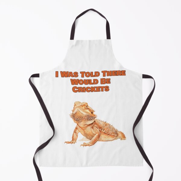Item preview, I Was Told There Would Be Crickets Bearded Dragon Design designed and sold by NatureUnleashed.