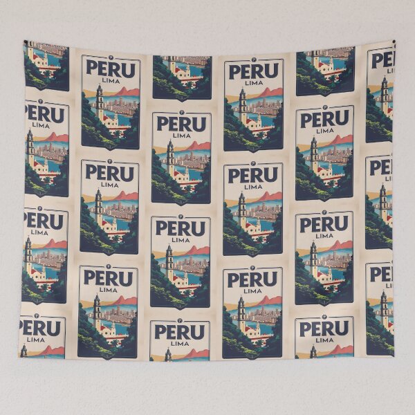 Item preview, Lima Peru Vintage Travel Tourism designed and sold by TravelersGems.