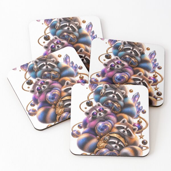 Item preview, Cosmic Raccoon Stack designed and sold by LiMarchee.