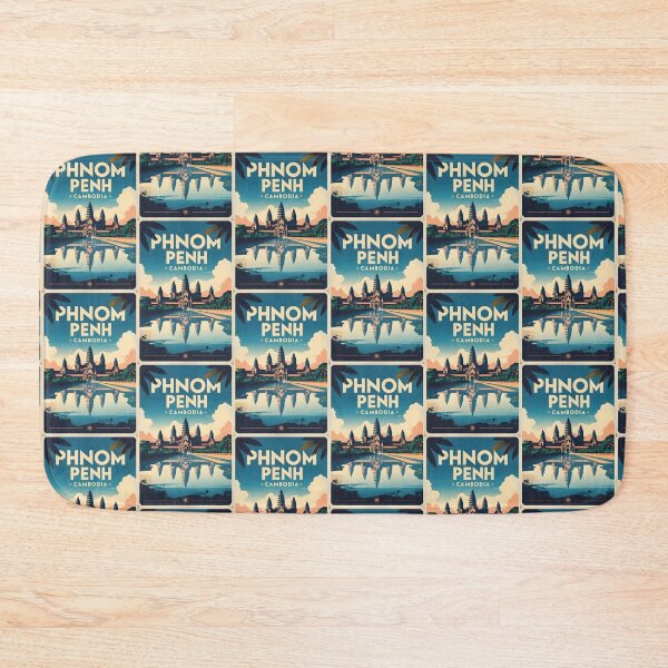 Item preview, Phnom Penh Cambodia Vintage Travel Tourism designed and sold by TravelersGems.