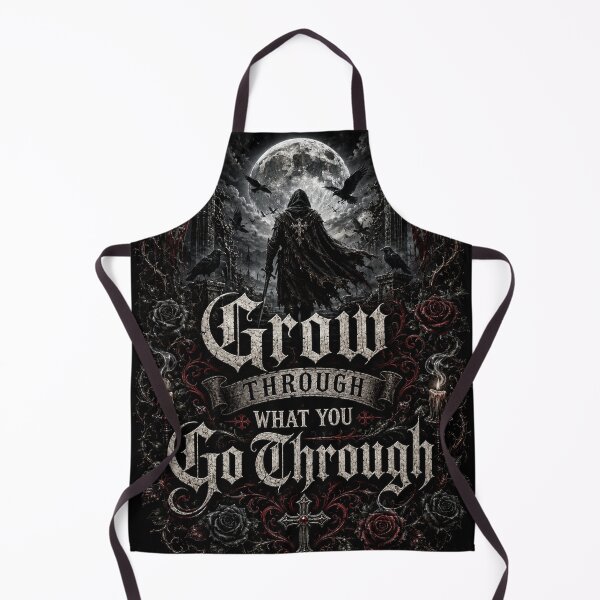 Item preview, Grow Through What You Go Through – Gothic Life Quote designed and sold by Meentoos_1.