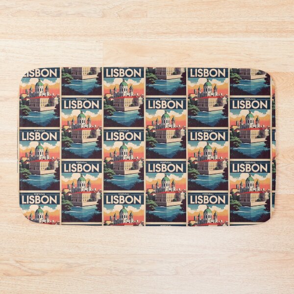 Item preview, Lisbon Portugal Vintage Travel Tourism designed and sold by TravelersGems.