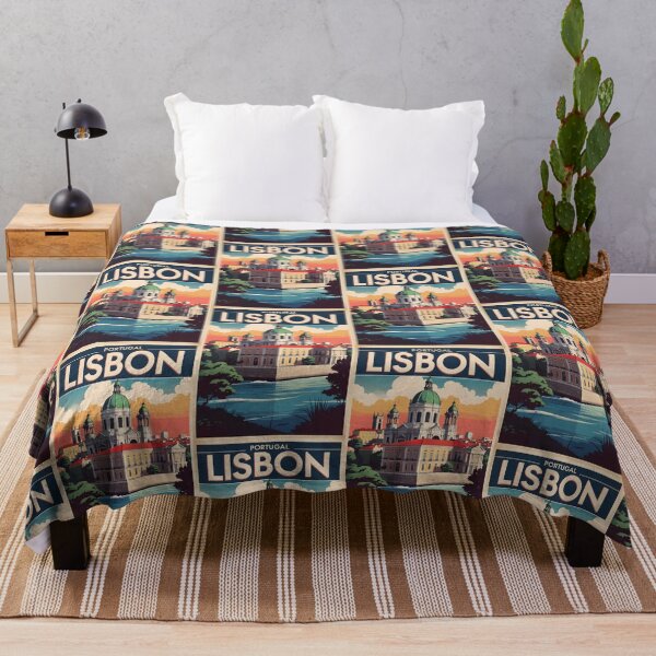 Item preview, Lisbon Portugal Vintage Travel Tourism designed and sold by TravelersGems.