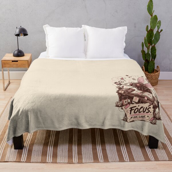 Item preview, Focus. Oh, Look. – Distracted House Fly Funny Comic designed and sold by InnerwayStudio.