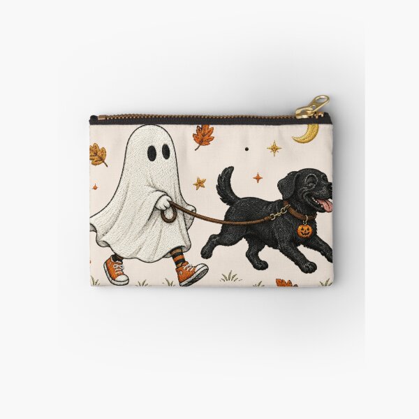 Item preview, Ghost Walking Black Lab, Funny Halloween Labrador Retriever, Spooky Season, Black Lab Lover Halloween Gift designed and sold by Quiajia.