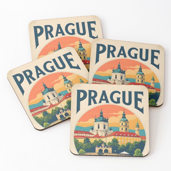Item preview, Prague Czech Republic Vintage Travel Tourism designed and sold by TravelersGems.