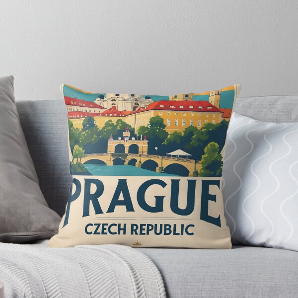 Item preview, Prague Czech Republic Vintage Travel Tourism designed and sold by TravelersGems.