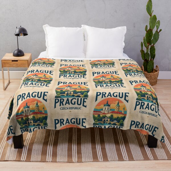 Item preview, Prague Czech Republic Vintage Travel Tourism designed and sold by TravelersGems.