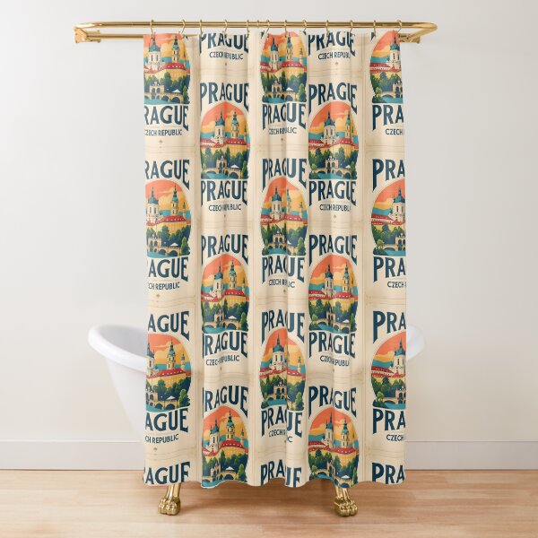 Item preview, Prague Czech Republic Vintage Travel Tourism designed and sold by TravelersGems.