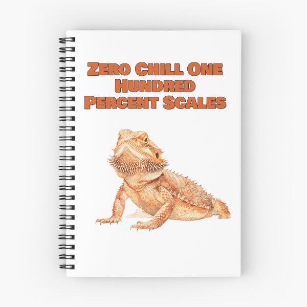 Item preview, Zero Chill One Hundred Percent Scales Bearded Dragon Design designed and sold by NatureUnleashed.