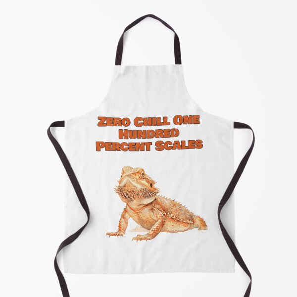 Item preview, Zero Chill One Hundred Percent Scales Bearded Dragon Design designed and sold by NatureUnleashed.