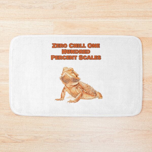 Item preview, Zero Chill One Hundred Percent Scales Bearded Dragon Design designed and sold by NatureUnleashed.