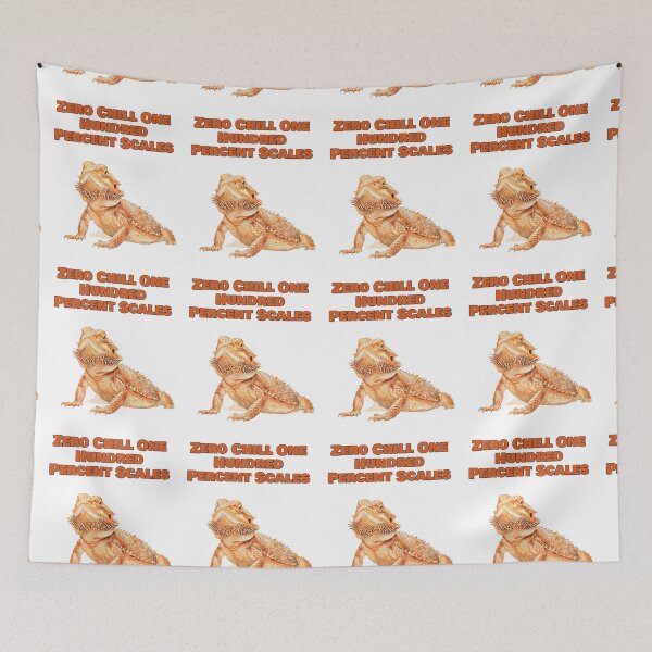 Item preview, Zero Chill One Hundred Percent Scales Bearded Dragon Design designed and sold by NatureUnleashed.