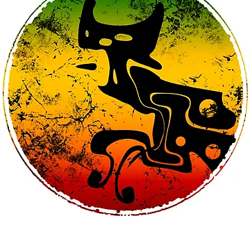 Artwork thumbnail, Abstract Reggae Kitty by RastafarReggae