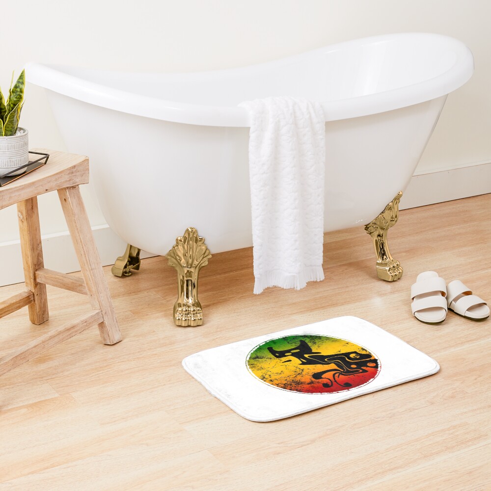 Item preview, Bath Mat designed and sold by RastafarReggae.