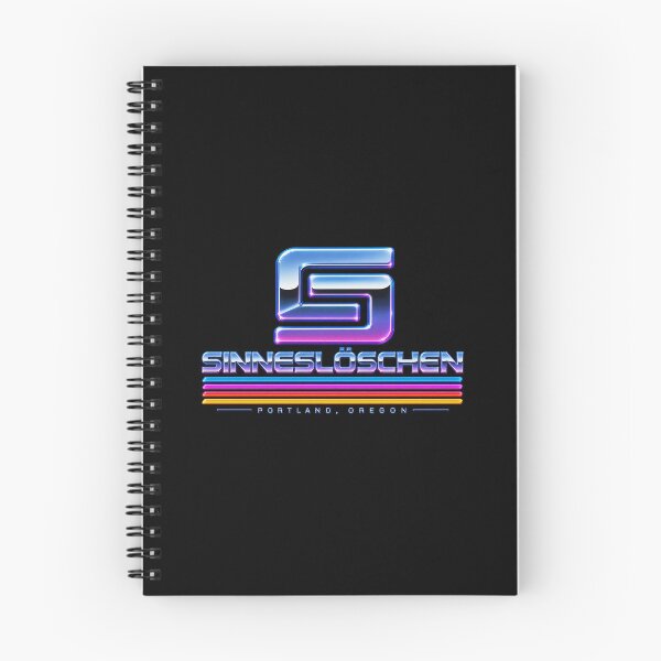 Item preview, Sinneslöschen – Chrome Neon Retro Tech Logo designed and sold by Pop Pantheon & Trim Team.