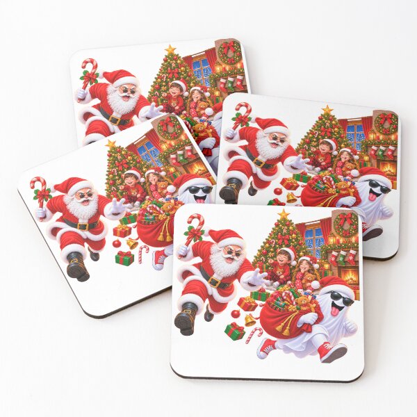 Item preview, Magical Christmas Santa and Ghost Family Holiday designed and sold by ArtSpark Studio.