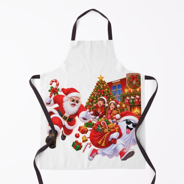 Item preview, Magical Christmas Santa and Ghost Family Holiday designed and sold by ArtSpark Studio.