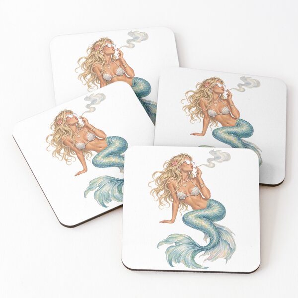 Item preview, Salty Mermaid Smoking designed and sold by saltyhydrangea.