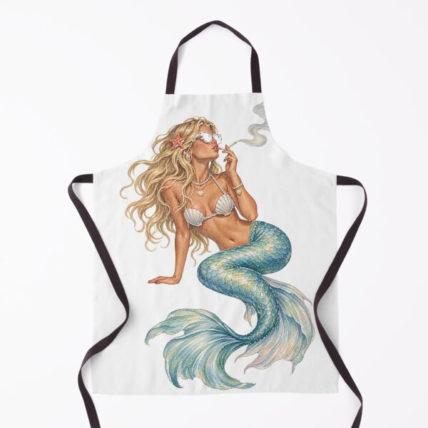 Item preview, Salty Mermaid Smoking designed and sold by saltyhydrangea.