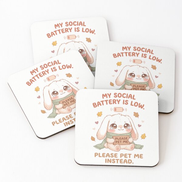 Item preview, My Social Battery Is Low designed and sold by SignumShop.