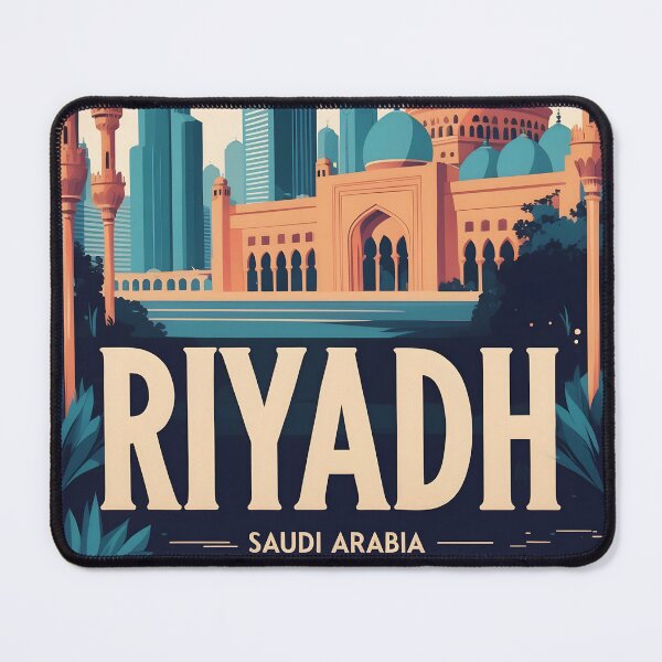 Item preview, Riyadh Saudi Arabia Vintage Travel Tourism designed and sold by TravelersGems.