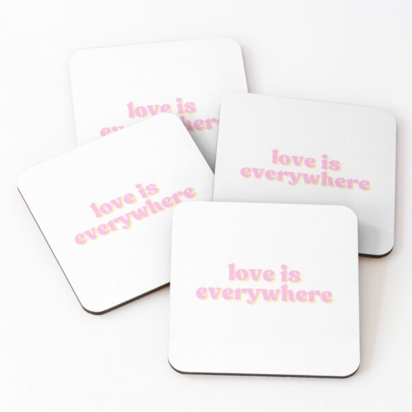 Item preview, love is everywhere | baby pink designed and sold by dollhouseclub.