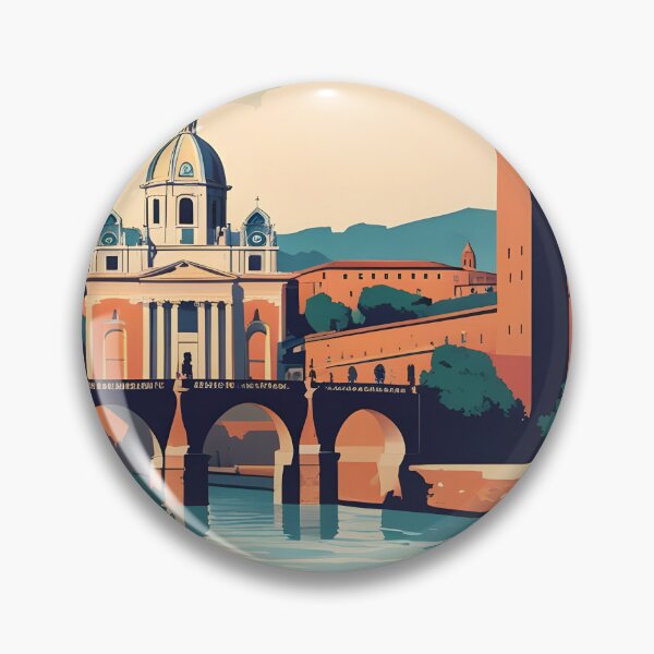 Item preview, Rome Italy Vintage Travel Tourism designed and sold by TravelersGems.