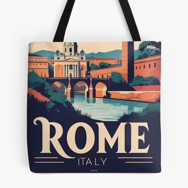 Item preview, Rome Italy Vintage Travel Tourism designed and sold by TravelersGems.