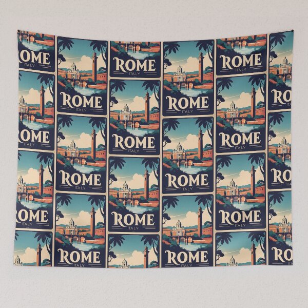 Item preview, Rome Italy Vintage Travel Tourism designed and sold by TravelersGems.