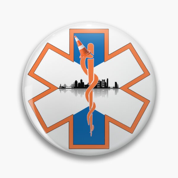 Item preview, Tartan Army Traffic Cone Boston EMS Star of Life designed and sold by FireEMSDesigns.