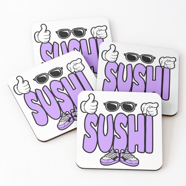 Item preview, SUSHI  - FOOD Graffiti Character Bold Popart designed and sold by NFTWords.