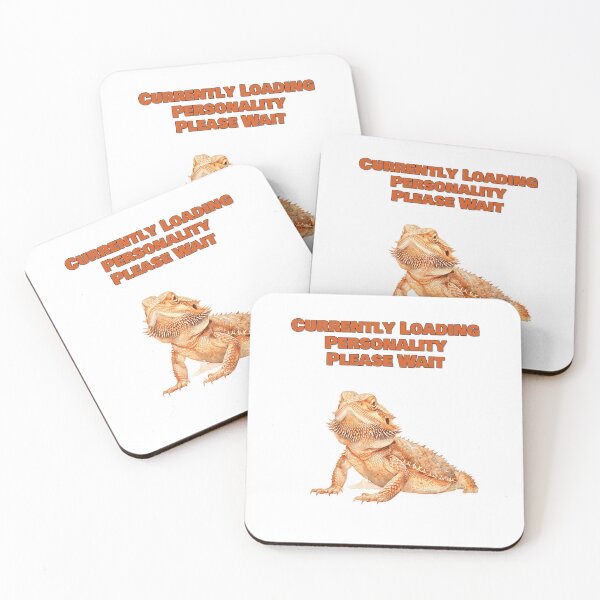 Item preview, Currently Loading Personality Please Wait Bearded Dragon Design designed and sold by NatureUnleashed.