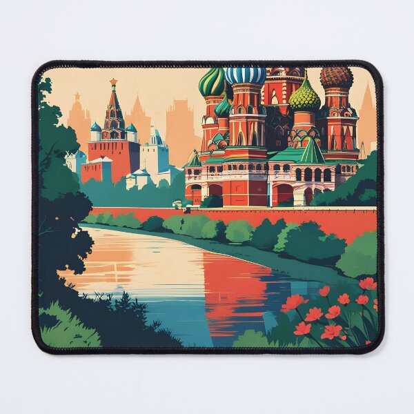 Item preview, Moscow Russia Vintage Travel Tourism designed and sold by TravelersGems.