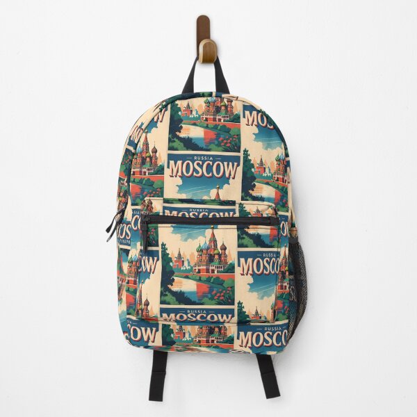Item preview, Moscow Russia Vintage Travel Tourism designed and sold by TravelersGems.