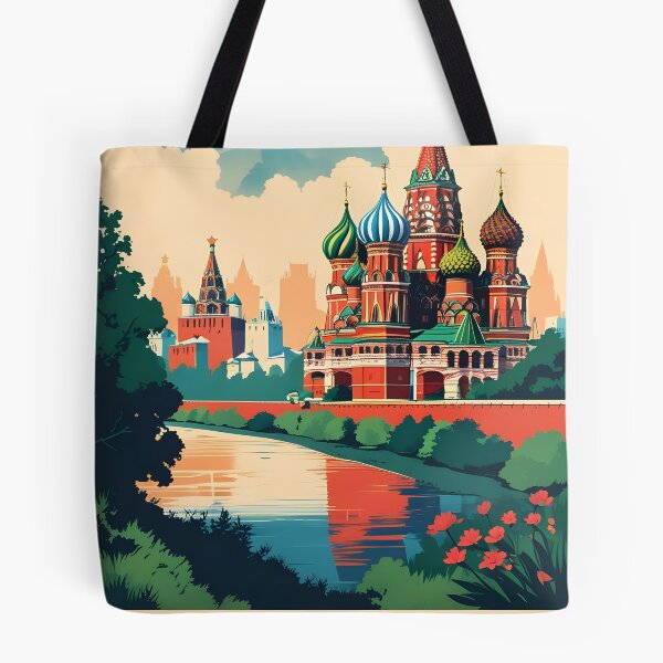 Item preview, Moscow Russia Vintage Travel Tourism designed and sold by TravelersGems.