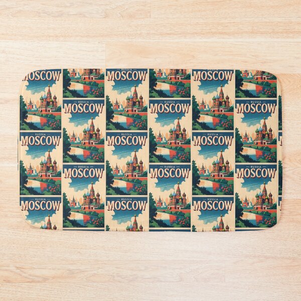 Item preview, Moscow Russia Vintage Travel Tourism designed and sold by TravelersGems.