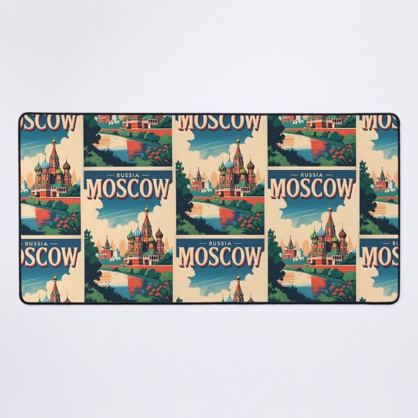 Item preview, Moscow Russia Vintage Travel Tourism designed and sold by TravelersGems.