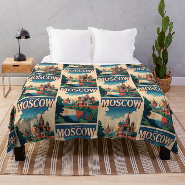 Item preview, Moscow Russia Vintage Travel Tourism designed and sold by TravelersGems.