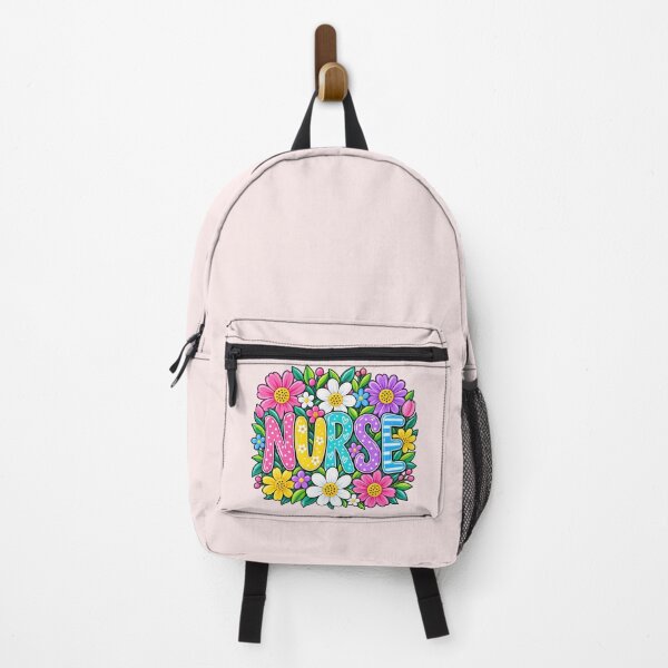 Item preview, Colorful Floral Nurse Typography Cute Nursing Flower Graphic designed and sold by CG Studio.