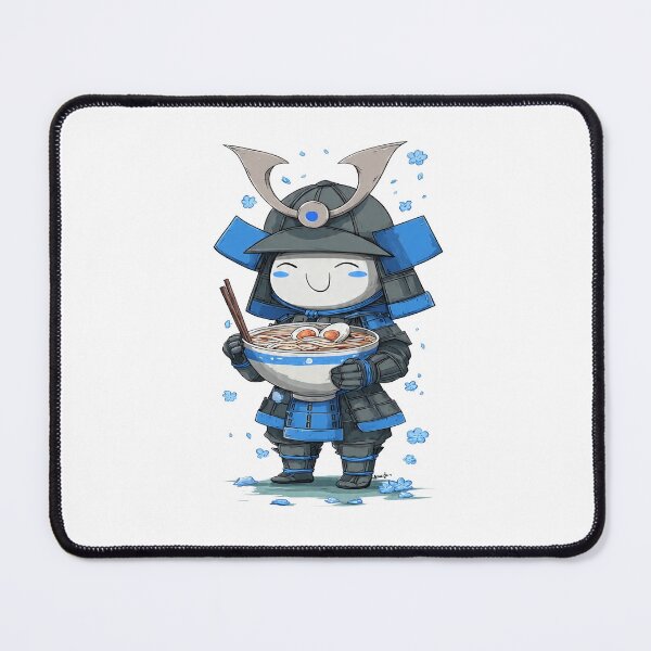 Item preview,  chibi samurai warrior ramen designed and sold by cutemakerotart.