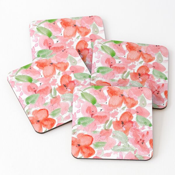 Item preview, Coral Floral Watercolour designed and sold by shannondoucette.