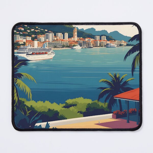 Item preview, Gustavia Saint Barthelemy Vintage Travel designed and sold by TravelersGems.