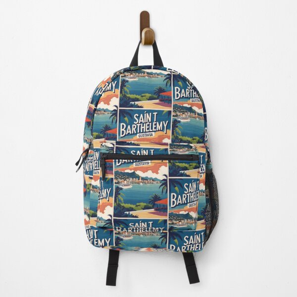Item preview, Gustavia Saint Barthelemy Vintage Travel designed and sold by TravelersGems.