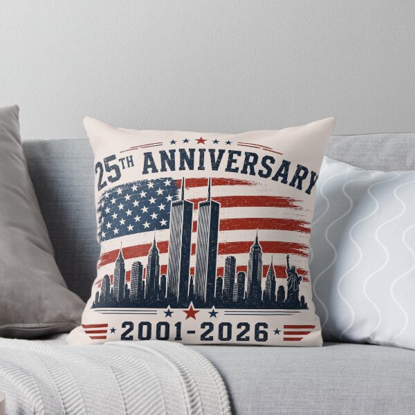 Item preview, Never Forget 9/11, 25th Anniversary 2001–2026 Twin Towers, American Flag, Memorial Tribute designed and sold by Cchotlan.