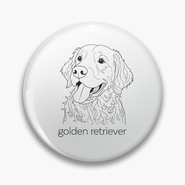 Item preview, Golden Retriever Line Art designed and sold by SUP-R-Ts.
