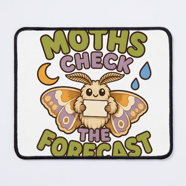 Item preview, Moths Check The Forecast designed and sold by aihrgdesign.