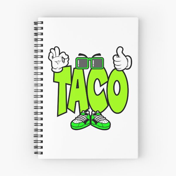 Item preview, TACO - FOOD Design Character Bold Retro designed and sold by NFTWords.