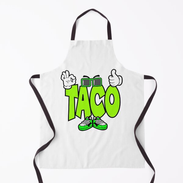 Item preview, TACO - FOOD Design Character Bold Retro designed and sold by NFTWords.