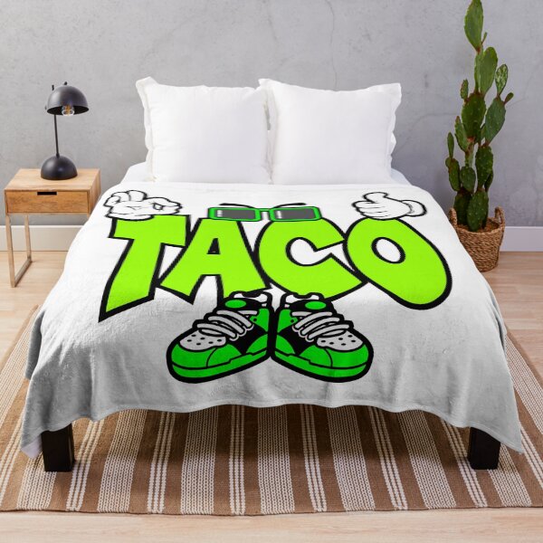 Item preview, TACO - FOOD Design Character Bold Retro designed and sold by NFTWords.